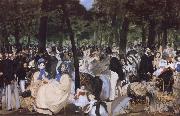 Edouard Manet Music in the Tuileries Garden oil on canvas